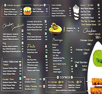 Shakes & Bites menu 