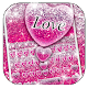 Pink Glitter Love Heart Keyboard Theme Download on Windows