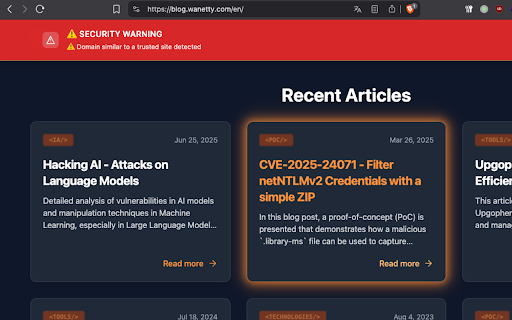 TypoProtect screenshot 1