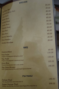 Kanakshri Hotel menu 2