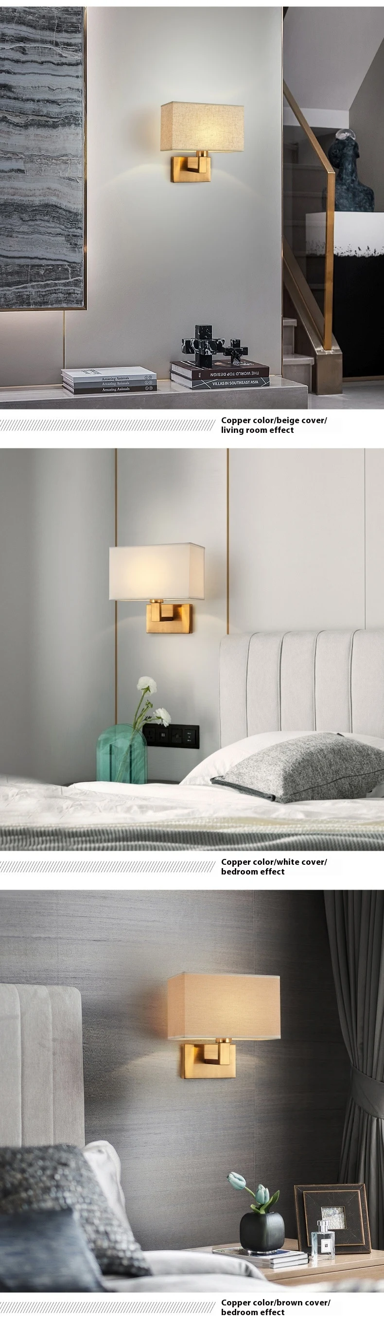 Title 3, Hotel Study Chinese Creative Fabric Wall Lamp S...