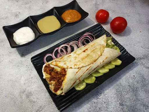 Chicken Achari Tikka Wrap.