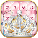 Herunterladen Pink Blue Crown Keyboard Installieren Sie Neueste APK Downloader