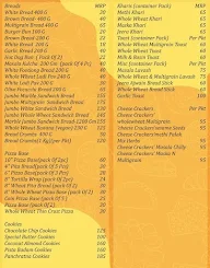 The Bake Shop menu 2