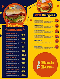 The HashBun menu 1