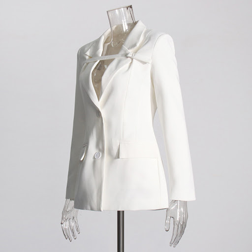 Title 3, Womens Fashion Slim Fit Patchwork Suit Jacket,...