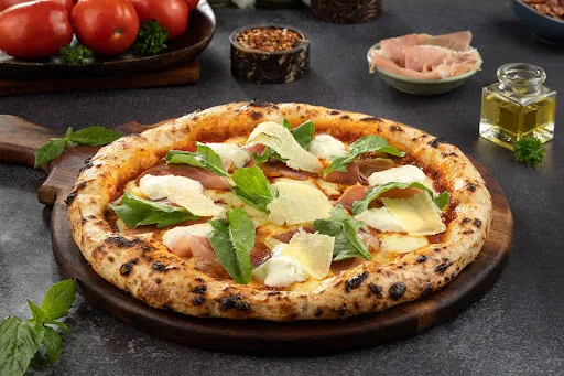 Naples - Prosciutto Rucola Pizza With Burrata Cheese