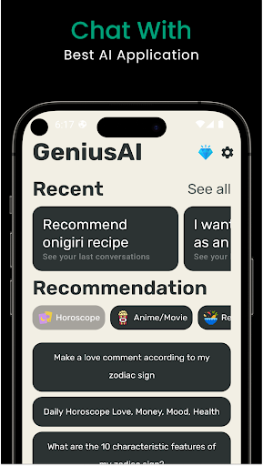 Screenshot Genius AI - Chatbot Assistant