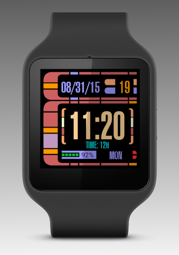 LCARS Android Wear Watch Face