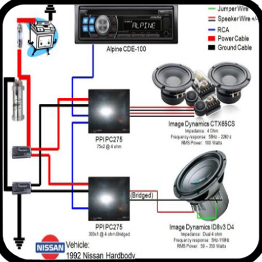 Car Audio System Connection Diagram