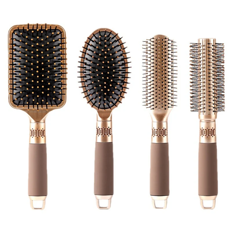 Brosse à cheveux de massage à airbag, outil pour démêler et stimuler le cuir chevelu, favorisant des cheveux plus doux et plus sains