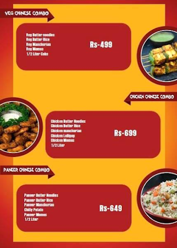 Mirchi Flakes menu 