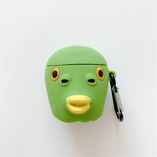 Title 1, Funny Ultraman Fish Head Headphone Shell, Apple...
