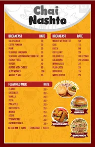 Chai Nashto menu 1