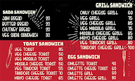 AP Sandwiches menu 1