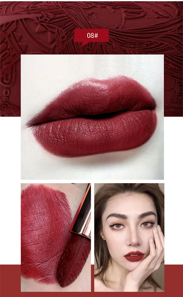 Carved Lipstick Diamond Cassie Diamond Matte voor perfecte matte lippen. Langdurig effect en diamantafwerking voor een prachtige look.