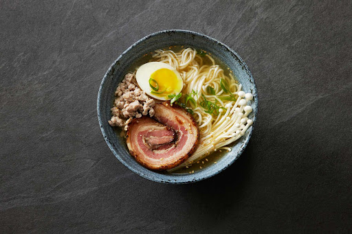 A Japanese ramen dish on Norwegian Viva. 