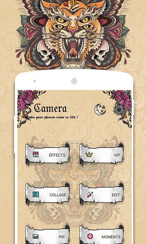 (FREE) Z CAMERA TATTOO2 THEME Screen 1