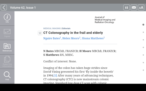 Journal of Medical Imaging and Radiation Oncology