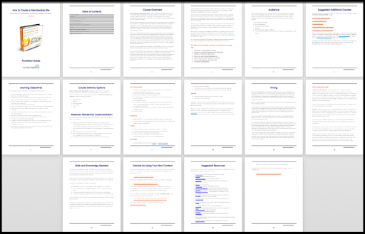 create a membership site