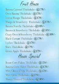 Thick Shake House menu 4