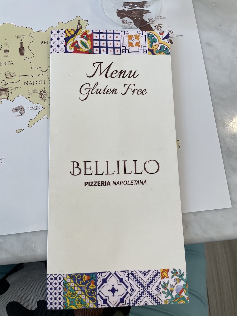 Gluten-Free at BELLILLO IT - Pizzeria Napoletana