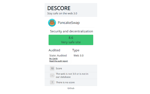 Descore: Stay safe on the web3
