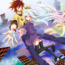 A Nice picture of Sora and Shiro 1366x768 Chrome extension download