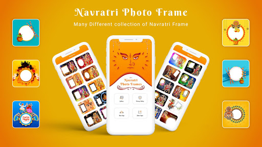 Navratri Photo Frame : Navratri Poster Maker