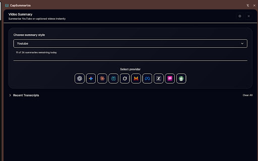 CapSummarize screenshot 2