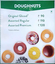 Krispy Kreme menu 2