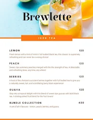 Brewlette Gourmet Teas menu 1