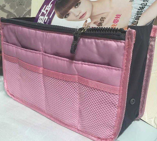 Title 5, Multifunctional Nylon Bag with Double Zipper Du...