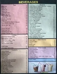 Lot Cafe menu 1