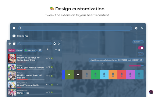 Design customization Miman, 