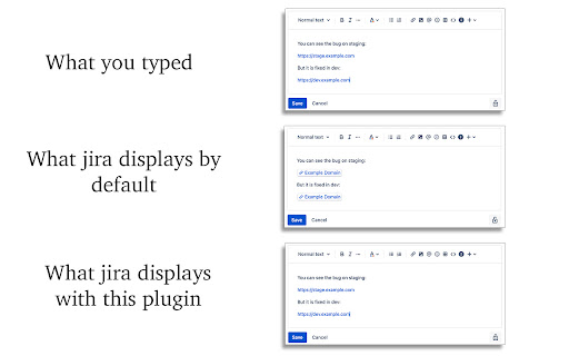 Jira Dumb Links