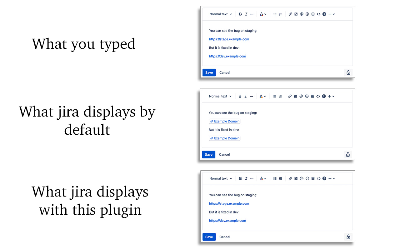 Jira Dumb Links Preview image 3