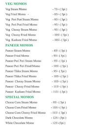 Momo Licious menu 1