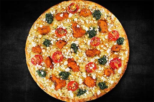 Feta Tandoori Thunder Chicken Medium Pizza (Serves 2)