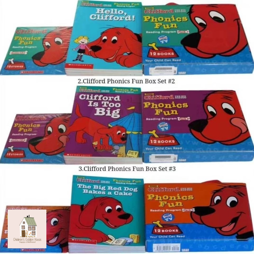 Clifford Phonics Fun Pack1-6 72冊　【0787】