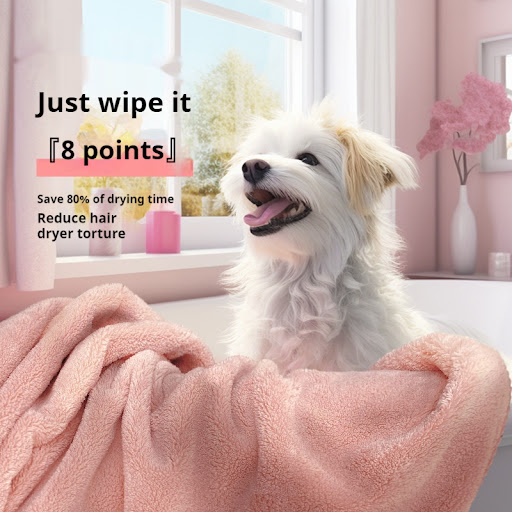 Title 3, Dog Pet Quick-drying Bath Towel. Make bath time...