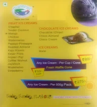 Natural Ice Cream menu 2