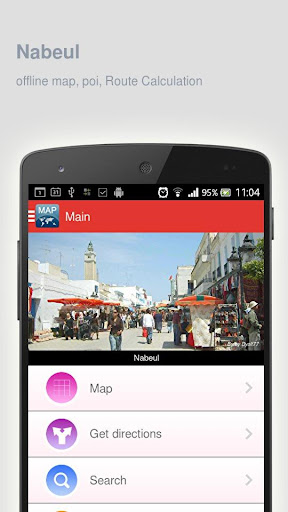Nabeul Map offline