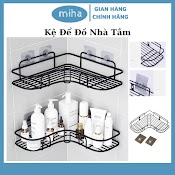 Kệ Đựng Đồ Nhà Tắm, Giá Đựng Đồ Nhà Tắm Phun Sơn Tĩnh Điện Dán Tường Siêu Dính Tiện Lợi