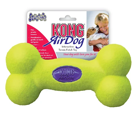 Kong Squeaker Bone leksak tennisboll M [ASB2] 1st