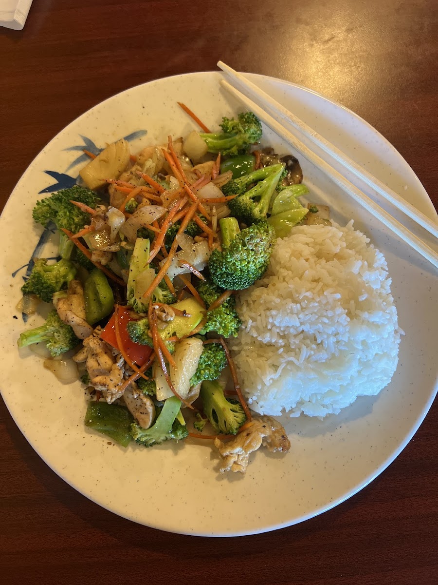 Gluten free broccoli stir fry