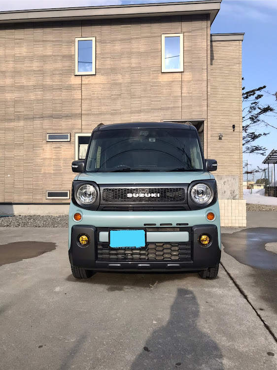 スペーシアのフロントグリル交換・DIYに関するカスタム事例｜車の 