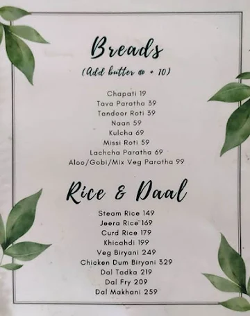 Diony's Bistro & Lounge menu 