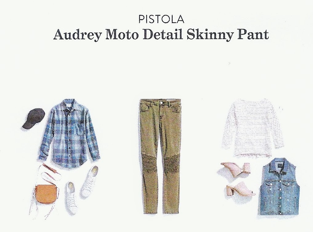 Stitch Fix Winter 2018 box review, Pistola Audrey Moto Detail Skinny Pant