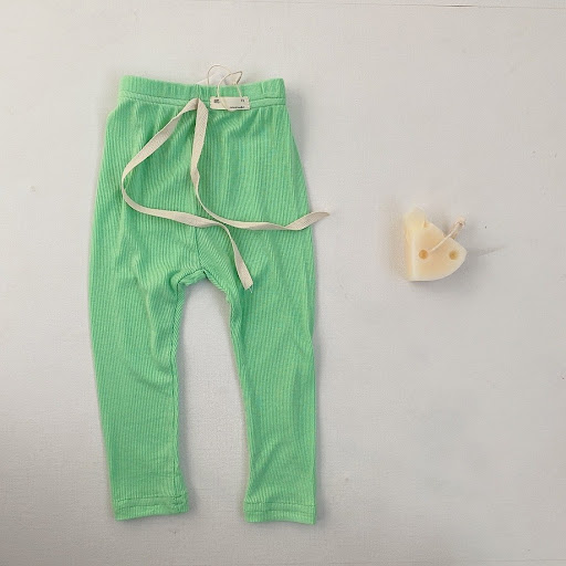 Title 1, Baby Candy Color Pit Strip Threaded Stretch Tro...